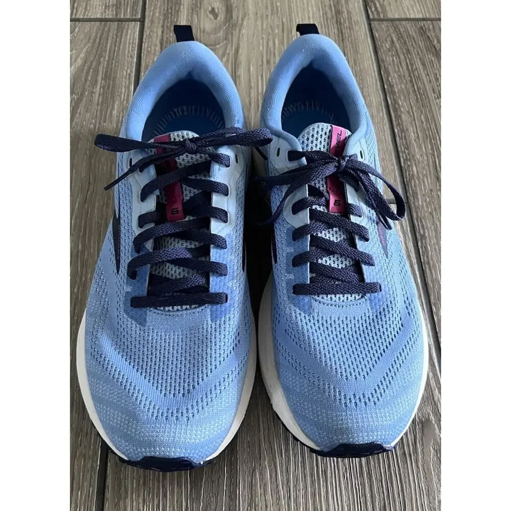 Brooks Revel 6 Women's Running Shoes Size 11.5 Marina/Lilac Rose/Pink Lady Med/B
